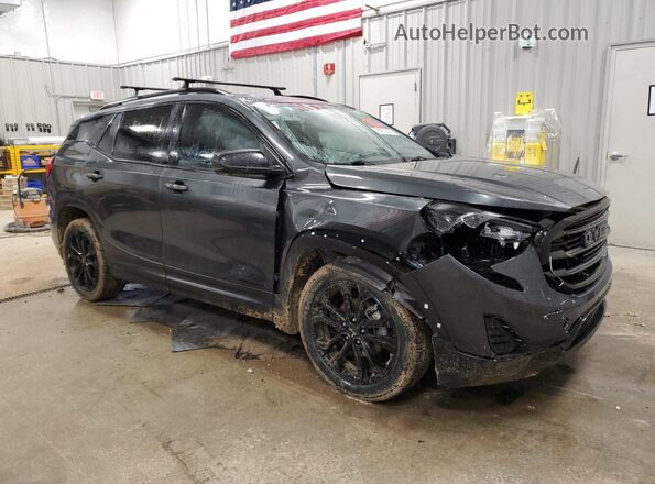 3GKALTEV9LL205961 2020 GMC TERRAIN Black წინა მარჯვენა
