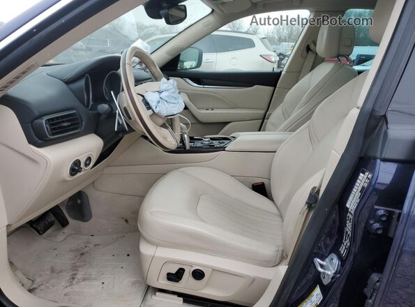ZN661XUL9LX342335 2020 MASERATI LEVANTE Синий Вид салона спереди