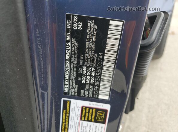 4JGFF8FE4RB053744 2024 MERCEDES-BENZ GLS Blue 360 interior view