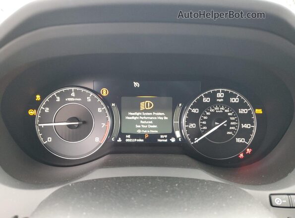 5J8TC2H50SL004374 2025 ACURA RDX Gray Widok zestawu wskaźników