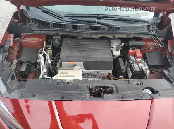 1N4AZ1CVXMC555250 2021 NISSAN LEAF Burgundy 