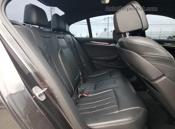 WBA13BK01NCH78575 2022 BMW M5 Black Rear seats view