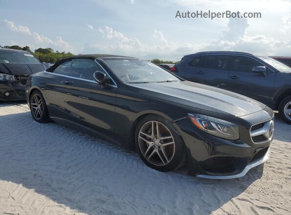 WDDXK8CB1HA025408 2017 MERCEDES-BENZ S Черный Передняя правая четверть