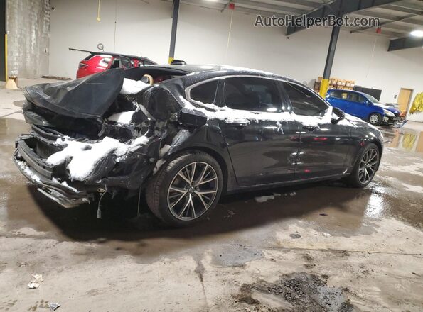 LVY992MKXJP006619 2018 VOLVO S90 Black Задня права чверть