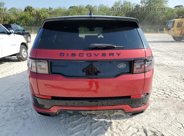 SALCT2FX7MH902780 2021 LAND ROVER DISCOVERY Red Rear view