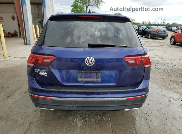 3VV3B7AX5MM114799 2021 VOLKSWAGEN TIGUAN Blue Widok z tyłu