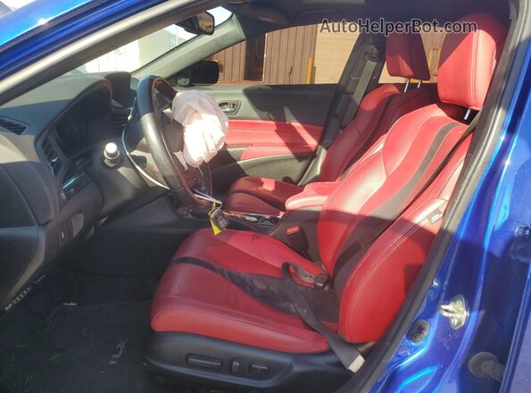 19UDE2F83LA000246 2020 ACURA ILX Blue Widok wnętrza z przodu