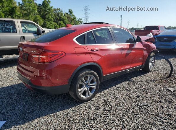 5UXXW3C34H0T79096 2017 BMW X4 Красный 