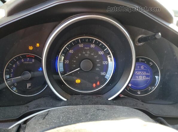 JHMGK5H5XHS019787 2017 HONDA FIT White Вид щитка приладів