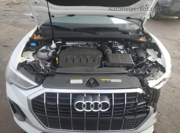 WA1DECF37R1168645 2024 AUDI Q3 White Vista del compartimento del motor