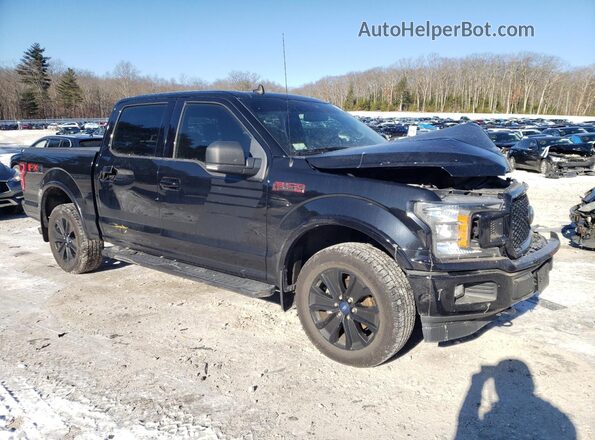 1FTEW1E47LFC12899 2020 FORD F150 Черный Передняя правая четверть