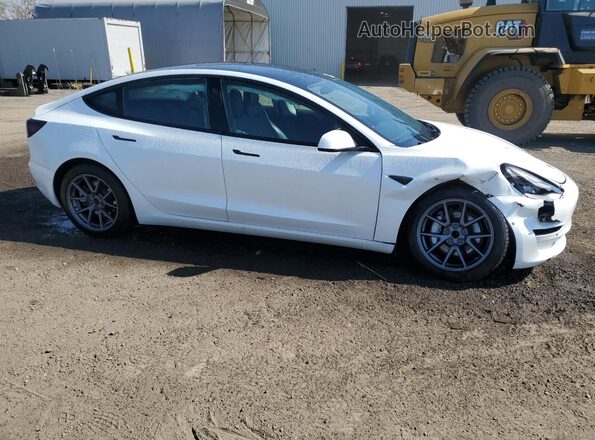 5YJ3E1EA0MF848733 2021 TESLA MODEL White 