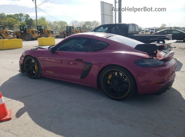 WP0AE2A83PS281201 2023 PORSCHE CAYMAN Фиолетовый Задняя левая четверть