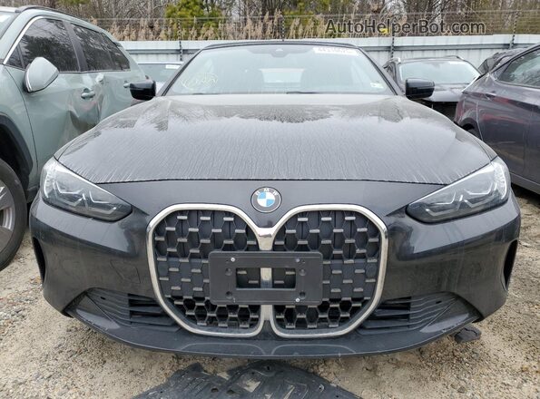 WBA23AT02MCG05658 2021 BMW 4 SERIES Black წინა ხედი