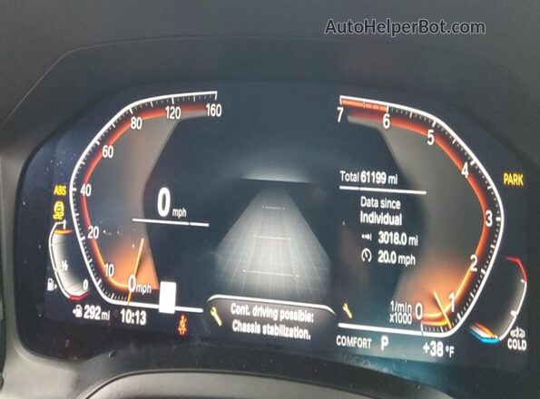 WBA23AT02MCG05658 2021 BMW 4 SERIES Black ხელსაწყოთა პანელის ხედი