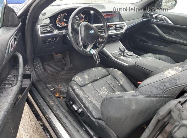 WBA23AT02MCG05658 2021 BMW 4 SERIES Black წინა პანელის ხედი
