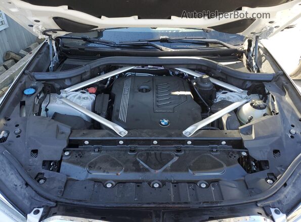 5UXCR6C07P9N71121 2023 BMW X5 White ძრავის განყოფილების ხედი