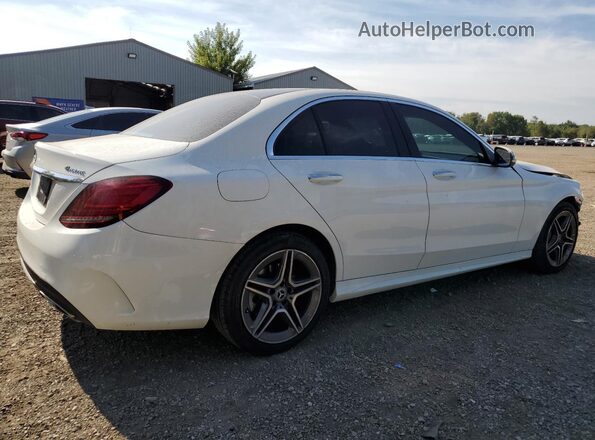 55SWF8EB2LU326114 2020 MERCEDES-BENZ C White Rear right