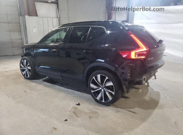 YV4ED3UR0M2582001 2021 VOLVO XC40 Черный Задняя левая четверть