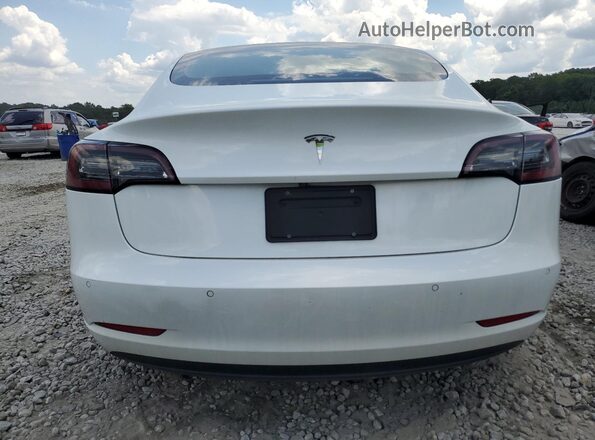 5YJ3E1EA1LF597994 2020 TESLA MODEL White Rear view
