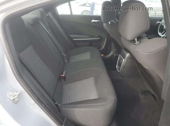 2C3CDXGJ3LH234842 2020 DODGE CHARGER Gray Widok tylnych siedzeń