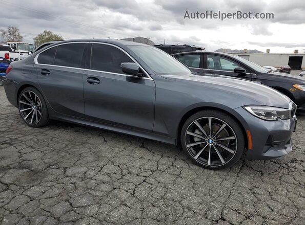 WBA5R1C52KAK09369 2019 BMW 3 SERIES Серый Передняя правая четверть