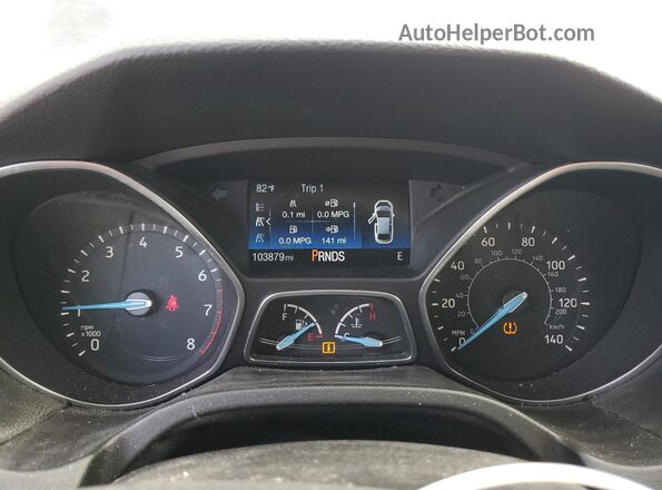 1FADP3FE0JL229964 2018 FORD FOCUS Black Սարքավորումների վահանակի տեսք