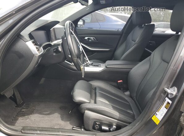 WBA5R1C52KAK09369 2019 BMW 3 SERIES Серый Вид салона спереди