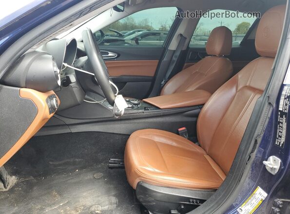 ZARFAEDN4H7550952 2017 ALFA ROMEO GIULIA Синий 