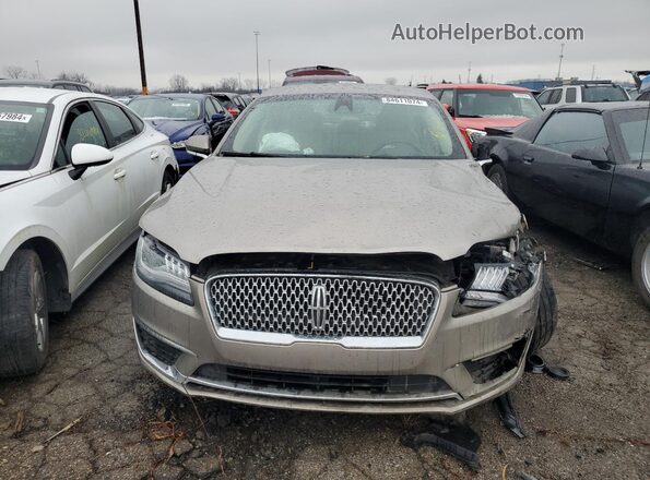 3LN6L5KUXKR634459 2019 LINCOLN MKZ Серебряный Вид спереди
