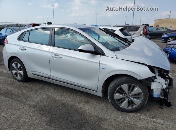 KMHC65LD6KU155215 2019 HYUNDAI IONIQ Серебряный Передняя правая четверть
