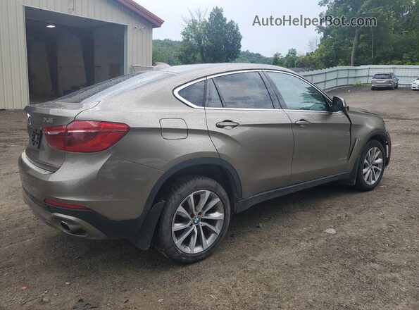 5UXKU2C30H0N85574 2017 BMW X6 Brown უკანა მარჯვენა