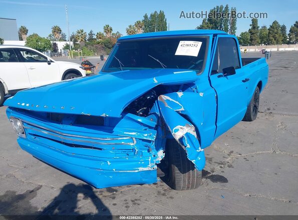 CCE142Z101821     1972 CHEVROLET C10 Синий Вид спереди