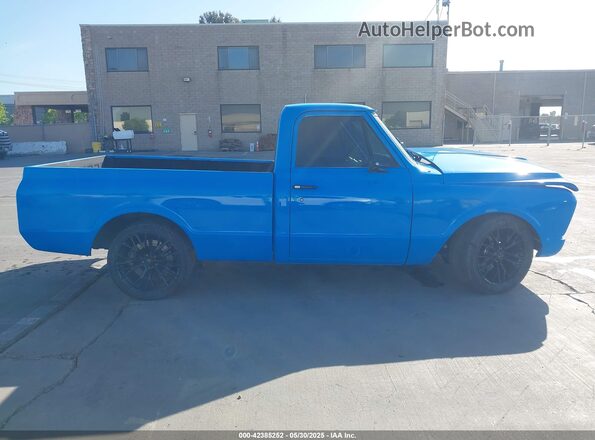 CCE142Z101821     1972 CHEVROLET C10 Синий Вид задней части салона