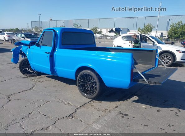 CCE142Z101821     1972 CHEVROLET C10 Синий Задняя левая четверть