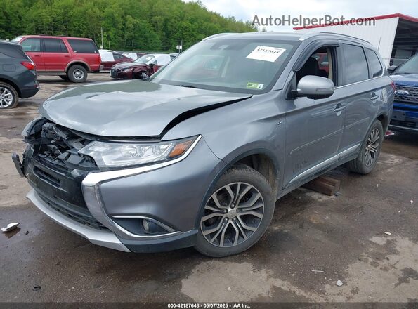 JA4JZ4AX4JZ059721 2018 MITSUBISHI OUTLANDER Gray Front left
