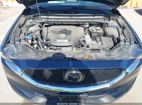 JM3KFBAY5M0425671 2021 MAZDA CX-5 Blue უკანა ხედი