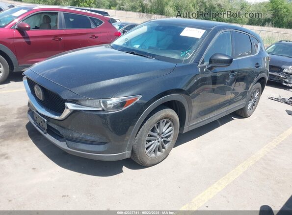 JM3KFBCMXL0741835 2020 MAZDA CX-5 Black წინა მარცხენა ხედი სამი მეოთხედიდან