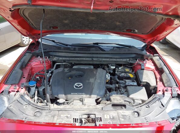 JM3KFBDM2M0483018 2021 MAZDA CX-5 Red უკანა ხედი