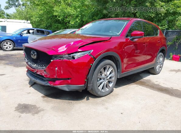 JM3KFBDM2M0483018 2021 MAZDA CX-5 Red წინა მარცხენა ხედი სამი მეოთხედიდან