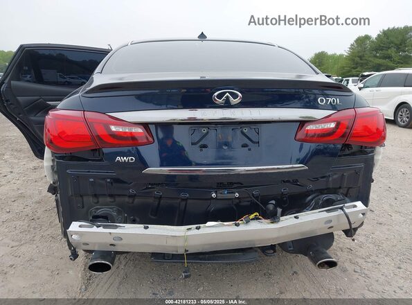 JN1BY1PR1HM210769 2017 INFINITI Q70L Dark Blue წინა ხედი