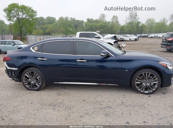 JN1BY1PR1HM210769 2017 INFINITI Q70L Dark Blue უკანა სალონის ხედი