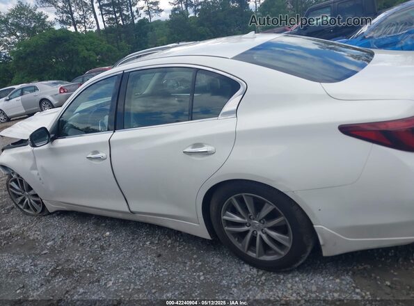 JN1EV7APXMM700248 2021 INFINITI Q50 White სალონის 360-გრადუსიანი ხედი