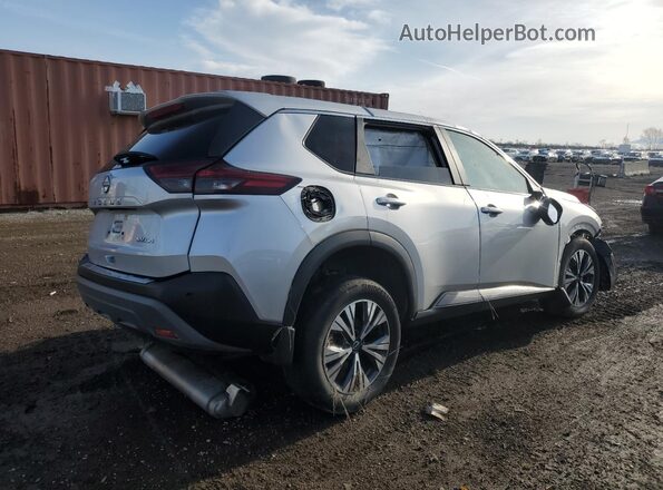 JN8BT3BBXPW466997 2023 NISSAN ROGUE Серебряный Задняя правая четверть