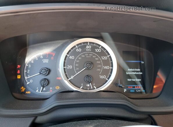 JTDEPMAEXNJ209802 2022 TOYOTA LL Черный Вид щитка приборов