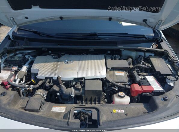 JTDKAMFP4M3169430 2021 TOYOTA LE White Հետևի տեսք