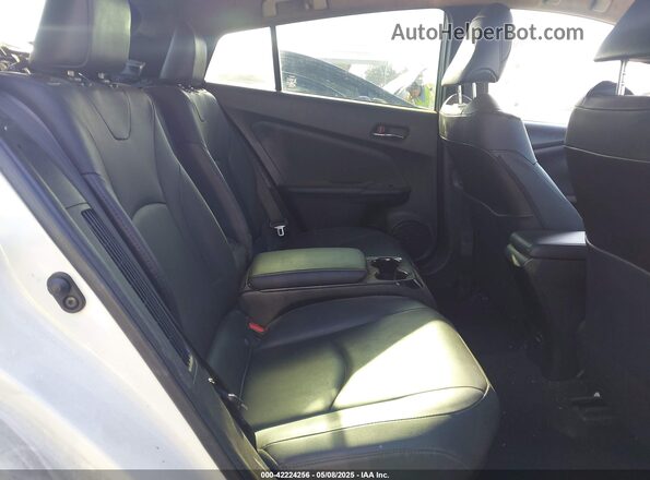 JTDKARFP2K3117675 2019 TOYOTA PRIUS PRIME White VIN კოდის სტიკერის ხედი