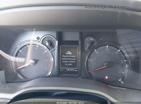 JTENU5JR0P6092072 2023 TOYOTA 4RUNNER Gray Вид задніх сидінь