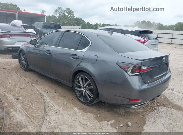 JTHBZ1BL3GA004509 2016 LEXUS GS 350 Gray Trasero izquierdo