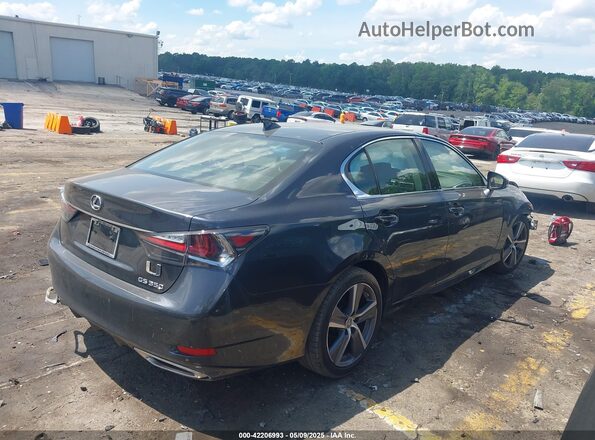 JTHBZ1BL5HA012242 2017 LEXUS GS Black უკანა მარჯვენა